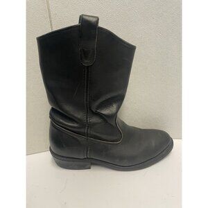 DOUBLE H RANCHWELL HARNESS LEATHER COWBOY WESTERN BOOTS MEN'S 8 EE - 2559 -BLACK